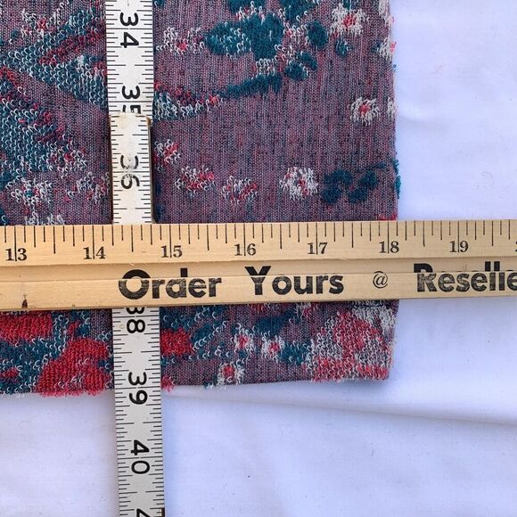 Anthropologie Maeve Jacquard Floral Sheath Dress Size 0P Purple Pink Sleeveless - Picture 8 of 9